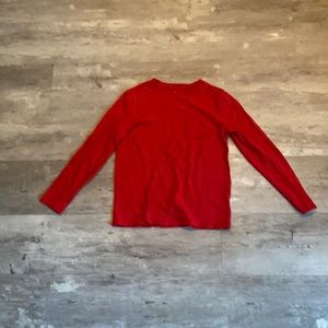 Red boys gap long sleeve T-shirt